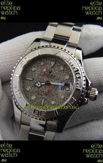 Rolex Yachtmaster Stainless Steel Japanese Replica Watch - 40MM - Grey Dial 