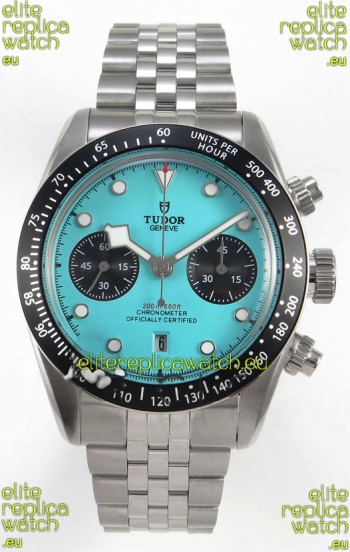 Tudor Super Clone Black Bay Chronograph Watch in Light Blue Dial