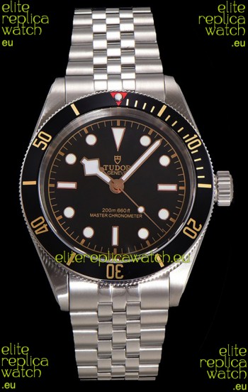Tudor Black Bay Super Clone Edition Black Dial Swiss Replica Watch 