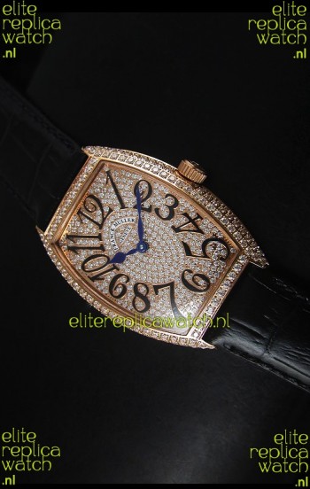 Franck Muller Master of Complications Casablanca Ladies Watch in Rose Gold Case 