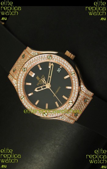 Hublot Classic Fusion 39MM Rose Gold Diamonds Case