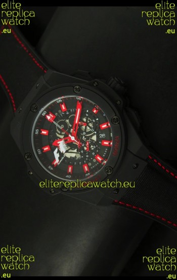 Hublot Big Bang King F1 MONZA Edition PVD Swiss Quartz Watch 45MM