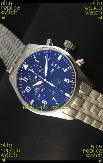 IWC Pilot IW377704 Chronograph Swiss Replica Watch - 1:1 Mirror Replica 