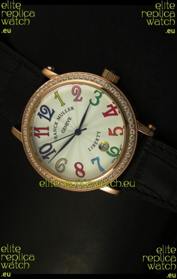 Franck Muller Master of Complications Liberty Japanese Watch in Black Strap