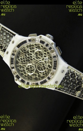 Hublot Big Bang Snow Leopard MARIA HOFL -RIESCH Edition 34MM Watch