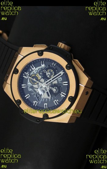 Hublot Big Bang King Power Formula 1 Swiss Watch in Pink Gold Case