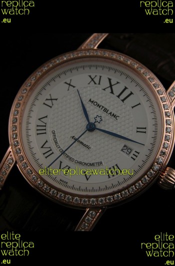 Mont Blanc Swiss Automatic Watch in Rose Gold