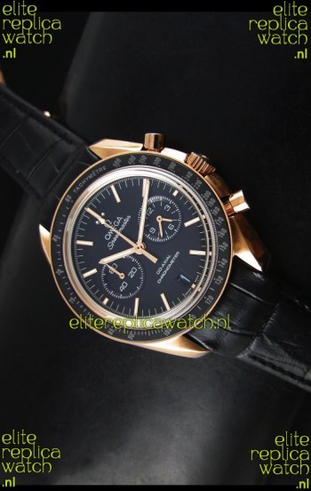 Omega Speedmaster Moon Watch Co-Axial Japanese Replica Watch Rose Gold Case