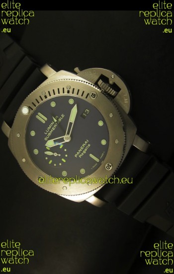 Panerai Luminor PAM371 Submersible GMT Titanium - 1:1 Mirror Replica Watch