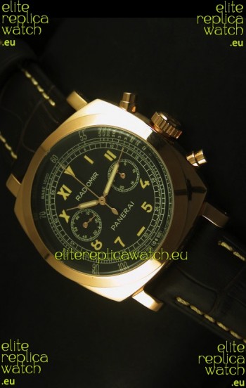 Panerai Radiomir PAM519 1940 Chronograph Rose Gold Watch