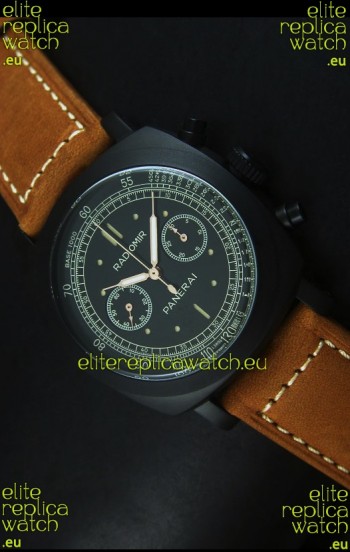 Panerai Radiomir 1940 Chronograph Watch in PVD Coating