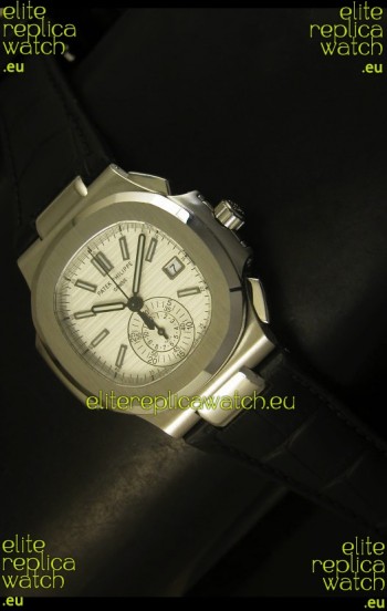 Patek Philippe Nautilus 5980 Black Strap - 1:1 Ultimate Mirror Replica