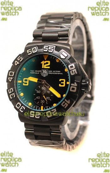 Tag Heuer Professional Formula 1 Japanese Replica Watch in Black Dial