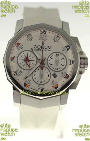 Corum Admiral Cup Challenge Swiss Replica Watch in White