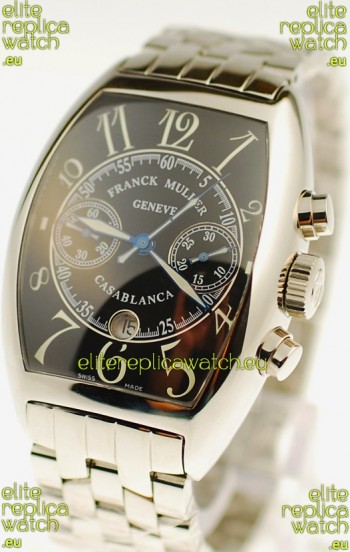 Franck Muller Casablanca Chronograph Swiss Watch in Black Dial