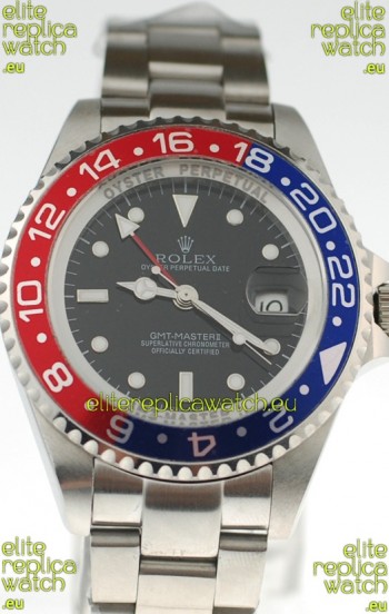 Rolex GMT Masters II 2011 Edition Replica Blue and Red Ceramic Bezel Watch