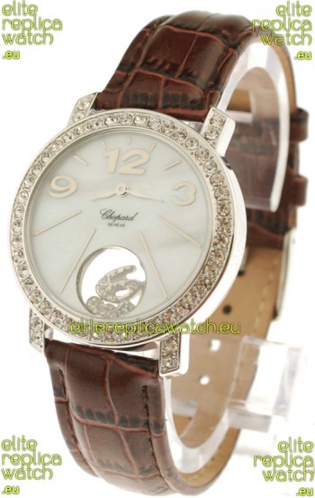 Chopard Happy Diamond Swiss Replica Watch in Diamond Bezel