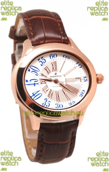 Audemars Piguet Millenary Hour and Minute Swiss Replica Rose Gold Watch