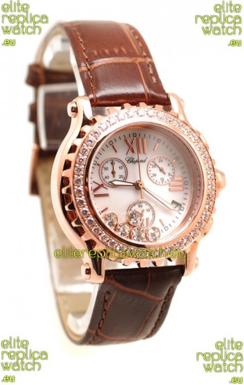 Chopard Happy Sport Ladies Swiss Replica Watch