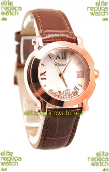 Chopard Happy Sport Swiss Ladies Watch in White Dial