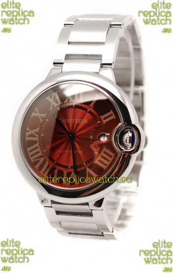 Ballon De Cartier Swiss Replica Watch in Brown Dial