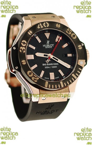 Hublot Big Bang King Swiss Watch in Pink Gold