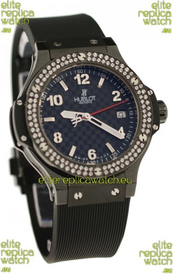 Hublot Big Bang Ceramic Diamond Swiss Quartz Watch