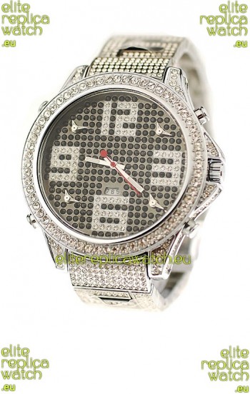 Jacob & Co Diamond Japanese Replica Watch in Big Arabic Markers