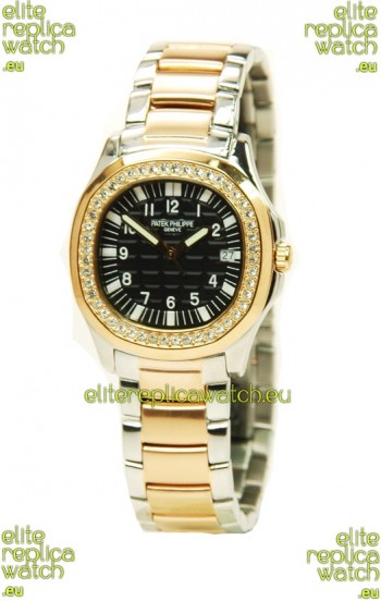Patek Philippe Aquanaut Two Tone Ladies Gold Watch