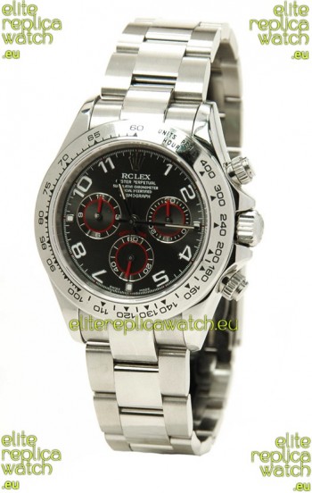 Rolex Daytona Cosmograph 2011 Edition Swiss Replica Watch in Black Dial