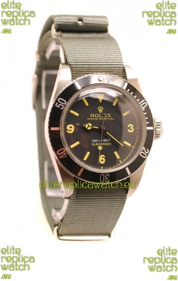 Rolex Submariner Swiss Watch Nylon Strap Watch