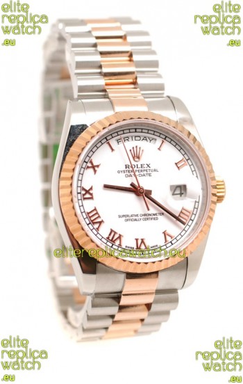 Rolex Day Date Two Tone Japanese Replica Watch