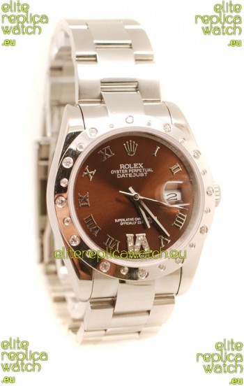 Rolex DateJust Mid-Sized Swiss Replica Watch