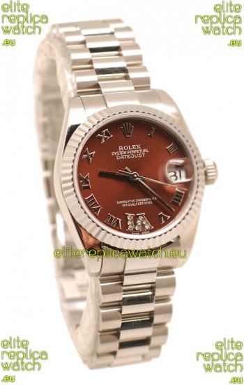 Rolex Oyster Perpetual Datejust Diamonds VI Japanese Replica Watch -36MM