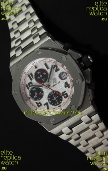Audemars Piguet Royal Oak Offshore Panda Swiss Watch - Secs hands at 12 O clock