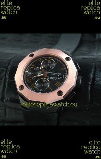 Baume & Mercier Riveria Swiss Watch in Black Dial