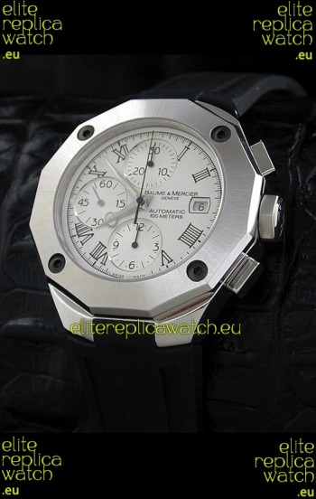 Baume & Mercier Riveria Swiss Watch in White Dial