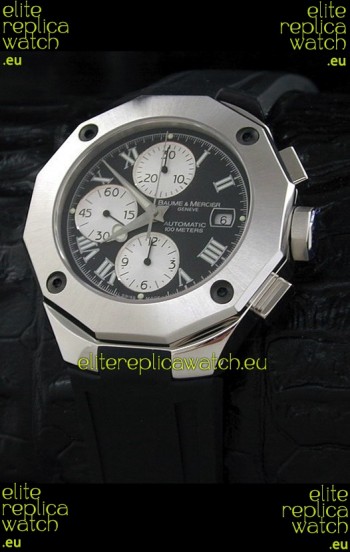 Baume & Mercier Riveria Swiss Watch in Black Dial