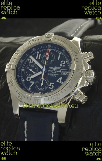 Breitling Skyland Swiss Replica Watch in Blue Dial