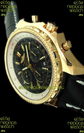 Breitling Bentley Swiss Replica Watch in Black Dial