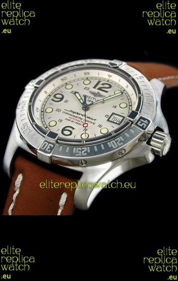 Breitling Superocean Steelfish Swiss Replica Watch in White Dial