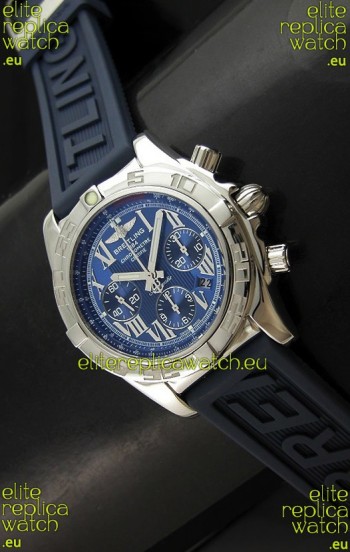 Breitling Chronomat Swiss Replica Watch in Rubber Strap
