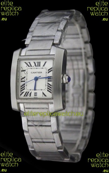 Cartier Tank Fracaise Swiss Replica Automatic Watch Ladies Size