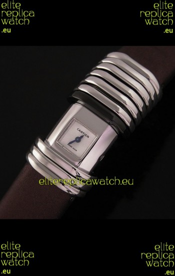 Cartier De Cartier Swiss Replica Watch in White Dial