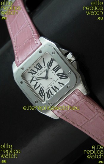 Cartier Santos in Swiss Replica Watch White Dial