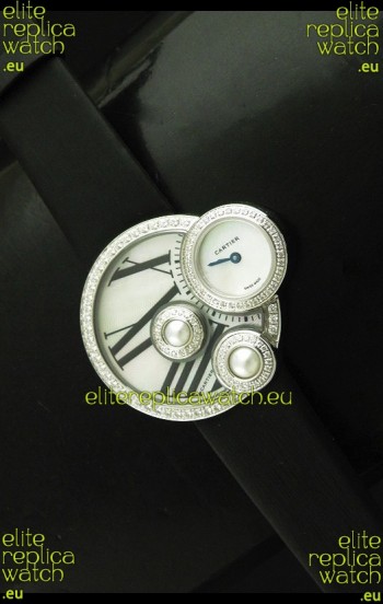 Cartier Jewellery Pearl Diamond Watch