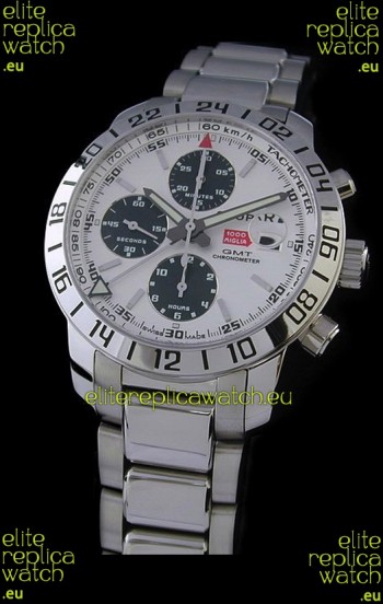 Chopard Mille Miglia GMT Swiss Replica Watch in White Dial