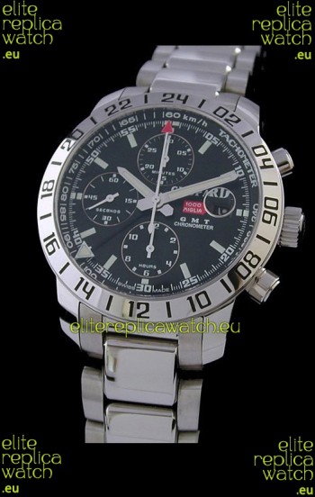 Chopard Mille Miglia GMT Swiss Replica Watch in Black Dial