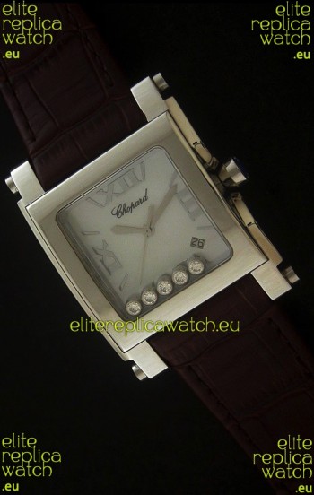 Chopard Happy Sport Swiss Replica Watch in White Dial