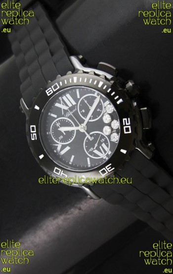 Chopard Happy Sport Swiss Replica Watch in Black Dial